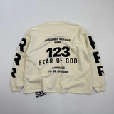 Rrr123 Sweatshirt Fear of God Joint Name Rrr123 Casual Loose Sweatshirt