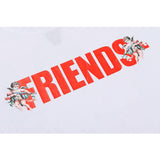 Vlone Printed Popular ShortSleeved Men and Women Couple Tshirt