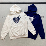 Human Made Hoodie Girl Don't Cry Hooded Fleece Lined Sweater Loose