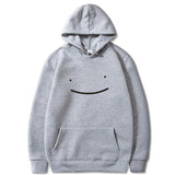 Smiley Face Hoodie Print Casual Fashion Loose Men's Hoodie