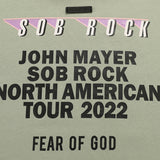 Fog Sob Rock Hoodie Letter Half Turtleneck Men's and Women's Loose Fog Long Sleeve T-shirt