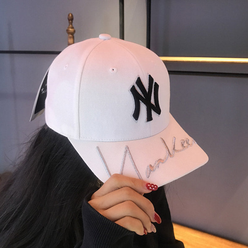 Yankee and Dogers Baseball Cap Baseball Cap Couple Embroidery La Sunhat