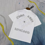 CHH Chrome Heart T Shirt Spring/Summer round Neck Short Sleeve T-shirt for Men and Women