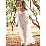 Beth Dutton Bohemian Dress Summer Spring Midi Dresses Sexy Lace Dress plus Size Beach Dress Mesh Dress