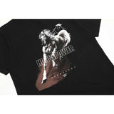 Present T Shirt Vintage Distressed Horse Print Loose