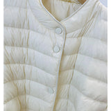 Women Winter Coats Puffer down Vest Autumn and Winter Vest Slim Vest