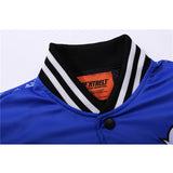 Dodgers Letter Man Jacket Outfit Senior Jackets Varsity Baseball College Coat Hip Hop Retro Paisley Baseball Uniform Jacket