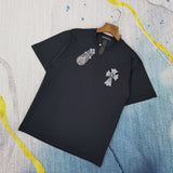 CHH Chrome Heart T Shirt Spring/Summer round Neck Short Sleeve T-shirt for Men and Women