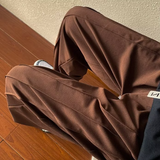 Men Suit Pants Casual Pants Season Draping Wide Leg Ruffle Handsome