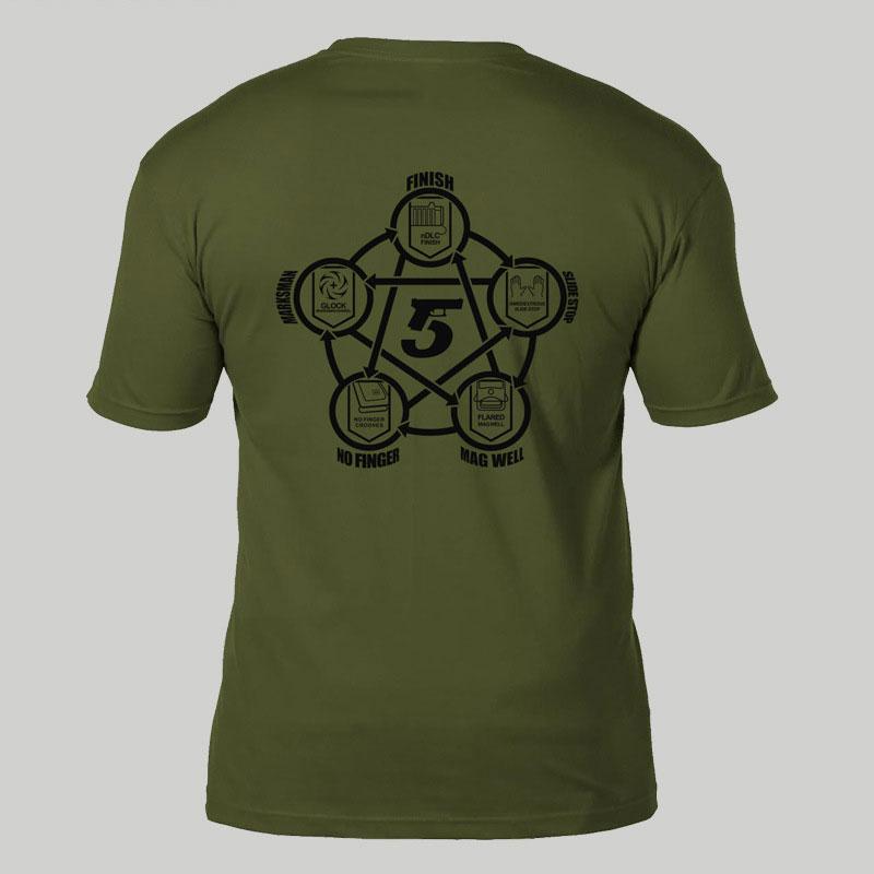 Tactics Style T Shirt For Men Tactical T-shirt Outdoor Army Men