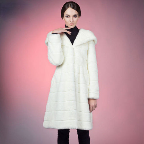 Full Length Faux Fur Coat