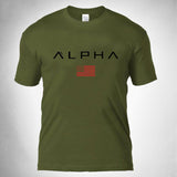 Tactics Style T Shirt for Men Tactical Cotton Loose round Neck Cotton Printed T-shirt