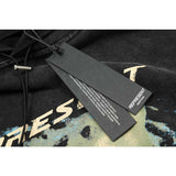 Represent Hoodie Represent Shark Head Portrait Letter Print American High Street Washed and Worn Retro Hooded Sweater Hoodie Winter