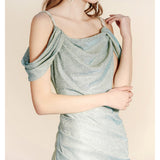 The Great Gatsby Daisy Dress Women's Autumn Suspender Dress Sexy Hot Girl Dress