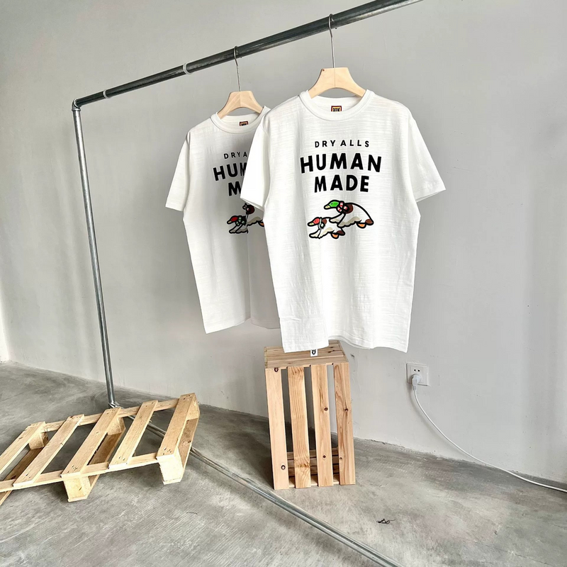 Human Made T-Shirt Loose Short Sleeve Men and Women