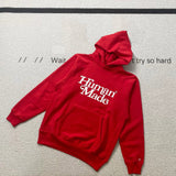 Human Made Hoodie Girl Don't Cry Hooded Fleece Lined Sweater