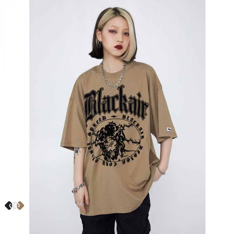 Blackair T Shirt Blackair Retro Hip Hop Loose T-shirt