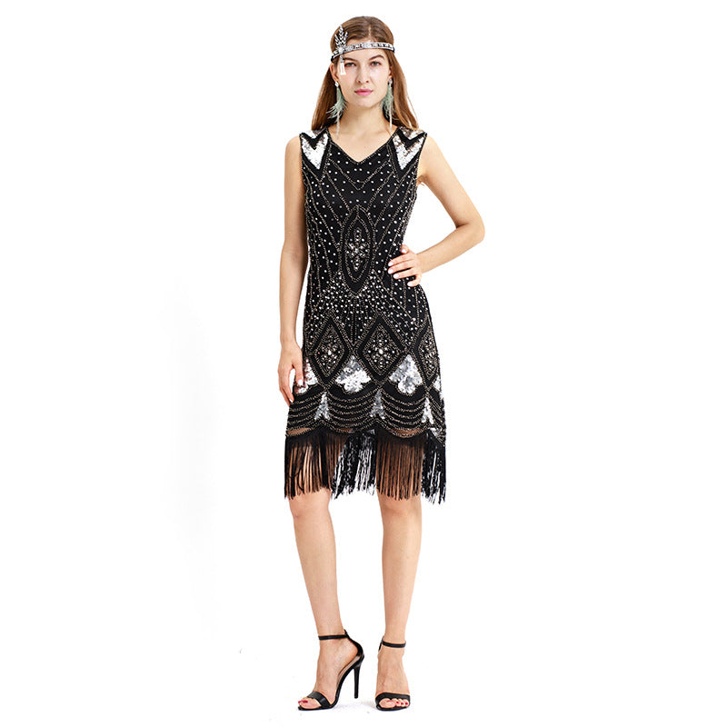 The Great Gatsby Dresses Vintage Tassel Dress Dinner Dress