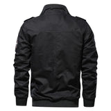 Men Fit Bomber Jacket Windbreaker Moto Street Coat Men's Clothing Spring Stand Collar Overalls plus Size Loose Casual Flight Jacket