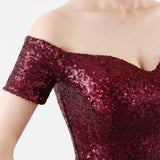 Sequin Evening Dress L Gradient Beaded Dress Wedding Banquet Party Dress