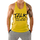 Man Tanks Sports Fitness Vest Cotton Outdoor Casual Sports