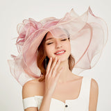 Kentucky Derby Hats Elegant Personality Spring and Summer Outer Sun Hat