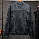 Cotton Solid Men's Denim Trucker Jacket Mens Spring Autumn Casual Slim Fit Bomber Jackets Men Jean Coat Men Outwear Male Cowboy Spring