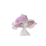 Kentucky Derby Hats Embroidery Broad-Brimmed Hat Spring and Summer Sun Hat