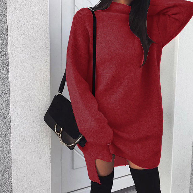 Sweater Dress Outfit With Tights 2 Pieces Set EBay Casual plus Size Loose Dress for Women