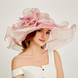 Kentucky Derby Hats Elegant Personality Spring and Summer Outer Sun Hat