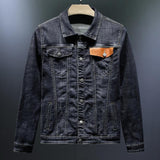 Cotton Solid Men's Denim Trucker Jacket Mens Spring Autumn Casual Slim Fit Bomber Jackets Men Jean Coat Men Outwear Male Cowboy Jacket