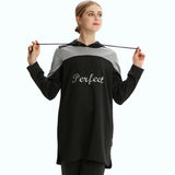 Burkini Muslim Swimwear Conservative Pullover Hoodie Coat