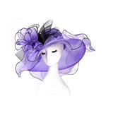 Kentucky Derby Hats Women's Curling Embroidered Hat