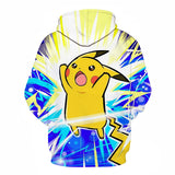 Men and Women Pokemon Pikachu Coat 3D Digital Printing Sweater