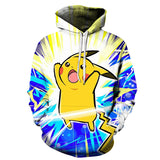 Men and Women Pokemon Pikachu Coat 3D Digital Printing Sweater