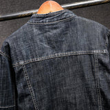 Cotton Solid Men's Denim Trucker Jacket Mens Spring Autumn Casual Slim Fit Bomber Jackets Men Jean Coat Men Outwear Male Cowboy Spring