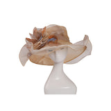 Kentucky Derby Hats Embroidery Sun Hat with Wide Brim