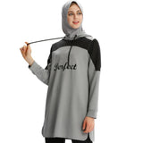 Burkini Muslim Swimwear Conservative Pullover Hoodie Coat
