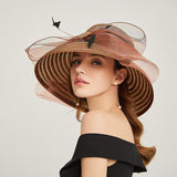 Kentucky Derby Hats Women's Comfortable Lightweight Sun Hat