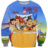 The Simpsons Sweatshirts Simpsons 3D Printed Crew Neck Sweatshirt