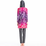 Burkini Muslim Swimwear Printed Swimsuit Sports Conservative Swimsuit