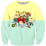 The Simpsons Sweatshirts Simpsons 3D Printed Crew Neck Sweatshirt