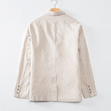 Mens Linen Suits Men's Casual Suit Jacket Loose