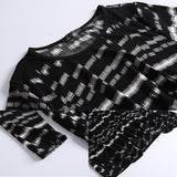 Women Plus Size Maxi Dresses Muslim Print Long Sleeve Dress