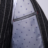 Seersucker Suit Men's Striped Suit Three-Piece Suit