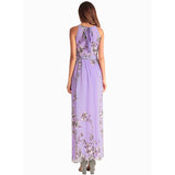 Women Plus Size Maxi Dresses Chiffon Fashion Printed Dress