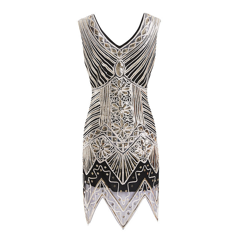 The Great Gatsby Prom Dresses Retro Sequins Dress