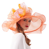 Kentucky Derby Hats Embroidery off-the-Face-Hat