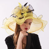 Kentucky Derby Hats Embroidery Flat-Top Cap