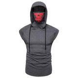 Tactics Style Men Sweatshirts & Hoodies Summer Solid Color Personalized Printing Casual Vest